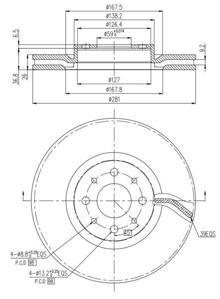 Bremsscheibe